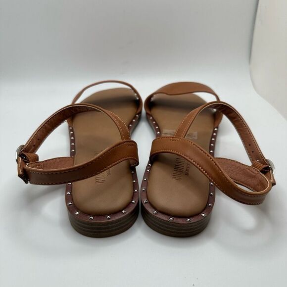 CUSHIONAIRE Women's one band sandal +Memory Foam 7 BROWN - Picture 4 of 7